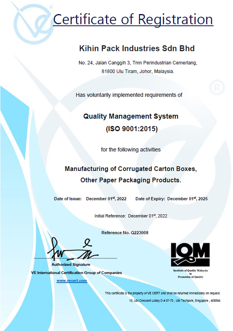 ISO 9001:2015 Certified